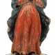 Heiligenfigur "Betende Madonna", Ende 19. Jh., Holz, Gesicht und Hände aus Bein, vollplastisch geschnitzt, auf sechseckigem Sockel stehend, polychrom gefasst, mit Gebrauchspuren, Ges.-H. 27 cm - Foto 1