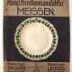 Meissen-Musterkatalog mit Preisen, Weinlaub, um 1900, mit innenliegendem Original-Maßband, Knaufschwerter, stockfleckig, Gebrauchspuren - фото 1