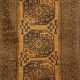 Alter Goldafghane, Ersari, mit Elefantenfuß, goldbraungrundig, mittig symmetrisch gemustert, 174x110 cm - Foto 1