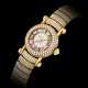 CARTIER, GOLD AND DIAMOND-SET DIABOLO WITH MOTHER-OF-PEARL DIAL - Foto 1
