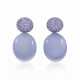HEMMERLE CHALCEDONY AND COLORED SAPPHIRE EARRINGS - фото 1