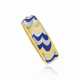 NO RESERVE | TIFFANY & CO. MOTHER-OF-PEARL AND LAPIS LAZULI BANGLE BRACELET - фото 1