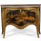 A FRENCH ORMOLU-MOUNTED BLACK AND GILT JAPANNED COMMODE - photo 1