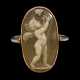 A EUROPEAN ONYX CAMEO WITH CUPID CATCHING A BUTTERFFLY - photo 1