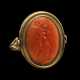 A EUROPEAN CARNELIAN RINGSTONE WITH A SATYR - photo 1