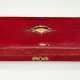 AN ENGLISH MOROCCAN RED LEATHER GEM CASE - photo 1