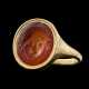 A ROMAN CARNELIAN RINGSTONE WITH A MASK OF A MAENAD - photo 1