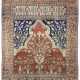 A SILK TABRIZ PRAYER RUG - photo 1