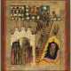 SEHR FEINES UND SELTENES TABLETKA MIT DER HIMMELSLEITER JOHANNES KLIMAKOS UND SZENEN AUS DEM LEBEN DER HEILIGEN MARIA VON ÄGYPTEN - photo 1