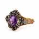 Historische Amethyst-Diamant-Armspange - Foto 1