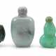 VIER SNUFFBOTTLES, JADE U.A., - Foto 1