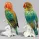 Paar Papageien auf Stamm - photo 1