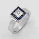 Saphir-Ring von Chopard-"Happy Diamonds-Icons Square" - Foto 1