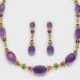 Amethyst-Peridot Demi Parure im Stil von BVLGARI - фото 1