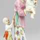 Meissen Figurengruppe "Japanerin mit zwei Kindern" - фото 1