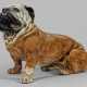 Lebensgroße Tierfigur "Englische Bulldogge" - фото 1