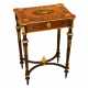 A lovely inlaid wood dressing table with gilded bronze. France late 19th century. - Foto 1
