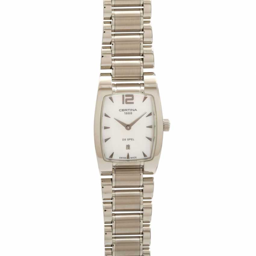 Certina Ds Spel Damenuhr Ref C012 309 11 117 00 Edelstahl Online Bei Auktion Kaufen Auktionskatalog Schmuck Uhren Porzellan Silber Luxus Uhren Vom 06 10 2018 Foto Preis Von Auktionslos 401 Bei Veryimportantlot Com