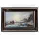 A. Stepanov. Seascape. Mooring a ship in a stormy sea. Second half of the 19th century. - Foto 1