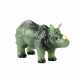 Stone-cutting miniature Jade rhinoceros in the style of products from the Faberge firm - Foto 1