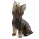 Stone-cut figurine Yorkshire Terrier in the style of Faberge 20th century. - photo 1