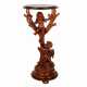 Wooden console with carved cupids. - photo 1