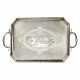 Silver tray depicting a Russian landscape. - photo 1