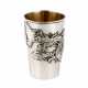 Chinese silver cup with a dragon. - Foto 1