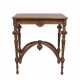 Napoleon III style walnut coffee table. - Foto 1