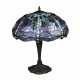 Stained glass lamp in Tiffany style. 20th century. - Foto 1