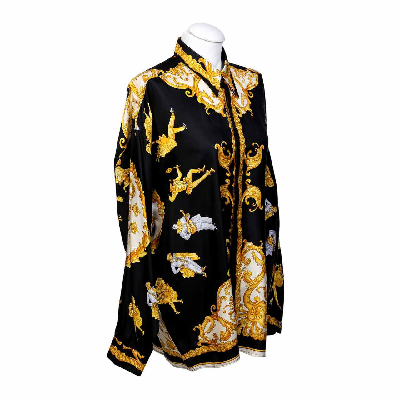 versace silk shirt women