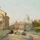 Dommersen, William Raymond. Rom. Am Ufer des Tibers mit Blick auf den Petersdom. - photo 1