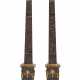 A PAIR OF FRENCH ORMOLU-MOUNTED PORPHYRY AND GRAITE OBELISKS - фото 1