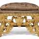 A GEORGE II GILTWOOD STOOL - photo 1