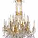 A FRENCH ORMOLU AND CUT-CRYSTAL TWENTY-FOUR LIGHT CHANDELIER - фото 1