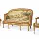 A FRENCH GILTWOOD THREE-PIECE SALON SUITE - Foto 1