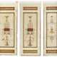 A SET OF LOUIS-PHILIPPE POLYCHROME-DECORATED BOISERIE PANELS - Foto 1