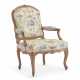 A SET OF FOUR LOUIS XV BEECHWOOD FAUTEUILS - photo 1