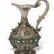 A CONTINENTAL ENAMEL AND PEARL-MOUNTED SILVER EWER - Foto 1