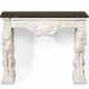 A WHITE MARBLE CONSOLE TABLE - photo 1