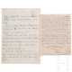 Albert Speer - zwei Briefe mit Briefkopf, 1923 und 1939, sowie zwei Stiche von Schuricht - photo 1
