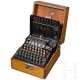 Chiffriermaschine "Enigma-G" der deutschen Abwehr, Nummer "G 193", komplett mit Holzkasten - фото 1