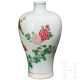 Famille-rose-Meiping-Vase mit Vogel und Blüten, China, wohl Yongzheng-Periode - photo 1