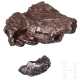Zwei Eisen-Meteorite, gefunden in Namibia bzw. Sibirien, 1838/1947 - Foto 1