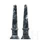 Ein Paar Obelisken aus Marmor, Italien, 19. Jhdt. - фото 1