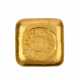 Quadratischer Goldbarren von Rothschild - gegossener - photo 1