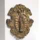 Presumably Germany. OVAL, BRONZE ROCAILLE CARTOUCHE WITH FIGURE OF THE VIRGIN MARY - фото 1