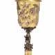 Hans Jachmann d.J. EXCEPTIONAL SILVER LIDDED GOBLET WITH FLOWERS - фото 1