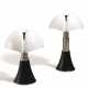 Martinelli Luce. COUPLE METAL TABLE LAMPS 'PIPISTRELLO' - фото 1