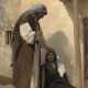 POLENOV, VASILY (1844-1927) Jesus Christ with Mary Magdalene , signed. - Foto 1